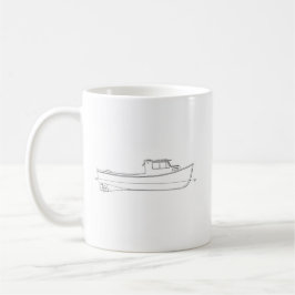 Vintagevästkustenfiskebåt - Columbia River Kaffemugg