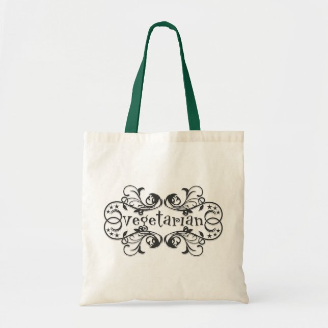 Vintagevegetarian Tygkasse (Framsidan)