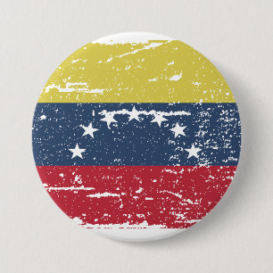 VintageVenezuela flagga Knapp