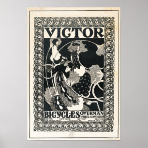Vintagevictoren cyklar annonseringen poster