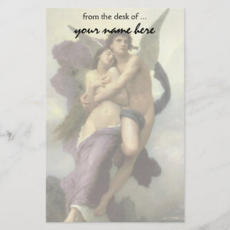 VintageVictorianängel, Ravishment vid Bouguereau Brevpapper