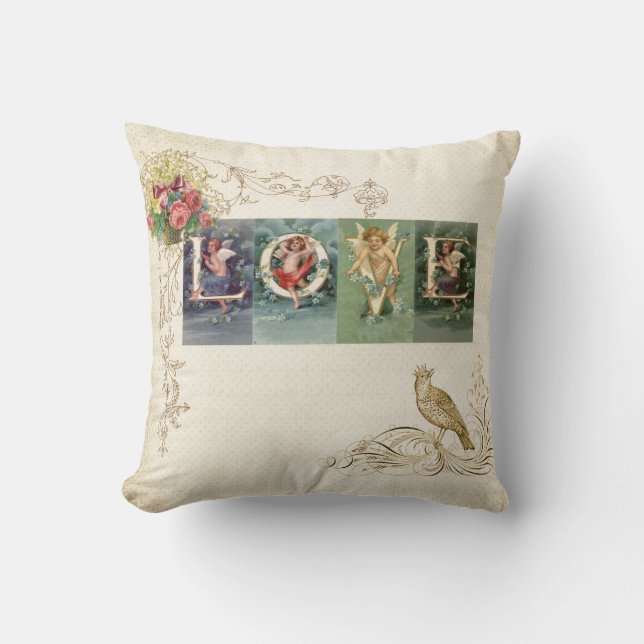 VintageVictoriankärlek Kudde (Framsida)