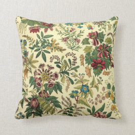 Vintagevildblommadekorativ kudde
