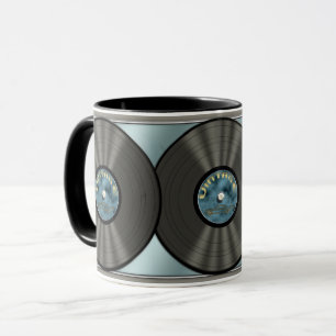 Vintagevinylrekord Mugg