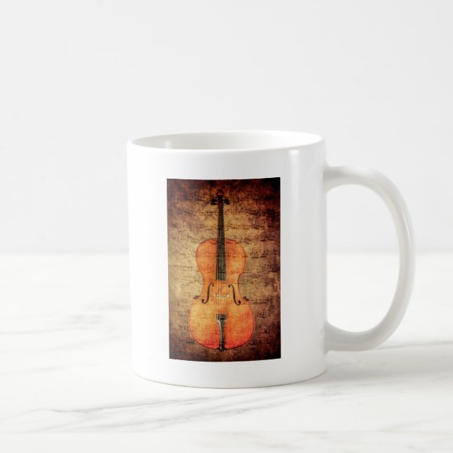 Vintagevioloncell Kaffemugg (Höger)