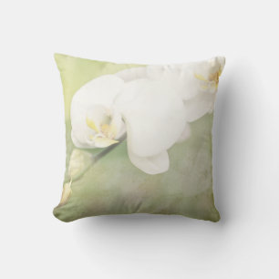 VintagevitOrchid Kudde