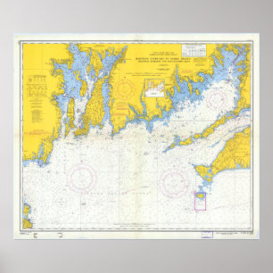Vintagevråk fjärd, vingårdkartaljud poster
