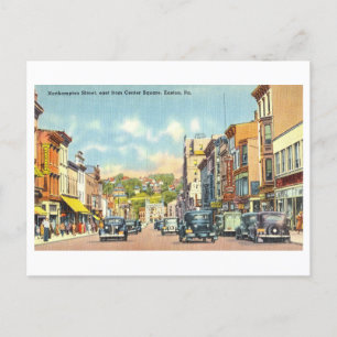 Vintagevy av Easton, Pennsylvania, Vykort