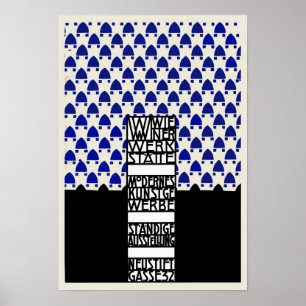 VintageWienerWerkstaette utställning Poster