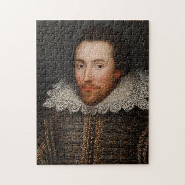 VintageWilliam Shakespeare porträtt Pussel (Vertikal)