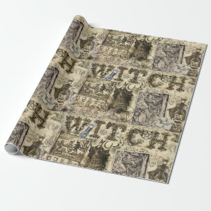 VintageWitchcraft som slår in papper Presentpapper