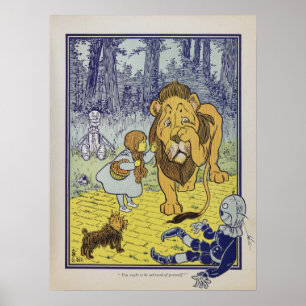 VintageWizard of Oz affisch - 1900