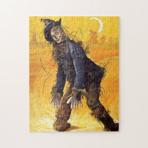 VintageWizard of Oz fågelskrämma Pussel