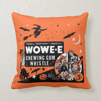 VintageWowee tuggummi Halloween vissling WOWE-E Kudde