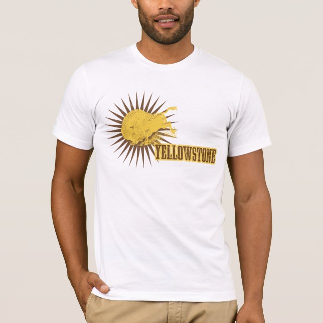 VintageYellowstone T-tröja Tee (Framsida)