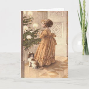 VintageYule kort med dikt