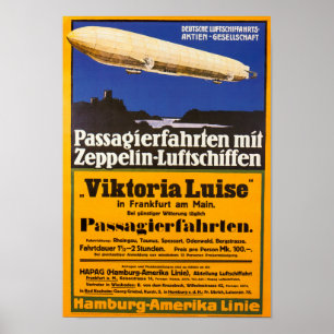 VintageZeppelin Viktoria Luise Poster