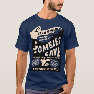 Vintagezombies T-tröja för Show för spöke för Tee Shirt
