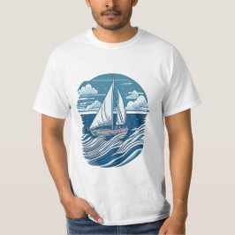 vintaje design boat t shirt