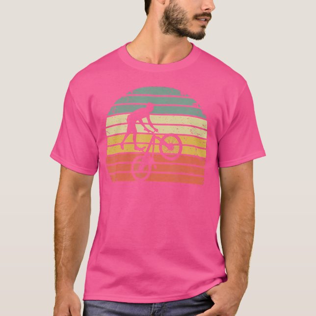 Vintate Bmx Rider T Shirt (Framsida)