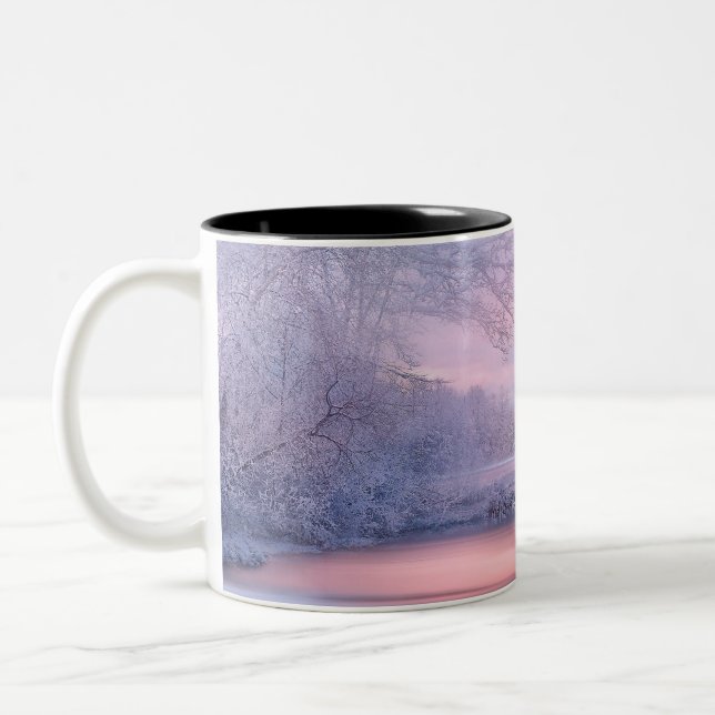 Vinter 01 Två-Tonad mugg (Vänster)