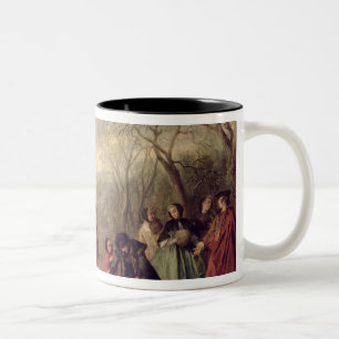 Vinter 1738 Två-Tonad mugg