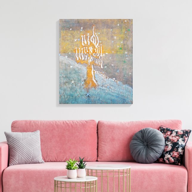 Vinter 1 | Mikalojus Konstantinas Ciurlionis | Canvastryck (Insitu (Vardagsrum))