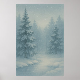 Vinter 1, snöfallssighet, Säsong Skriv ut Poster