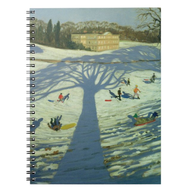 Vinter 2002 för Calke Abbeyhus Anteckningsbok Med Spiral (Framsidan)