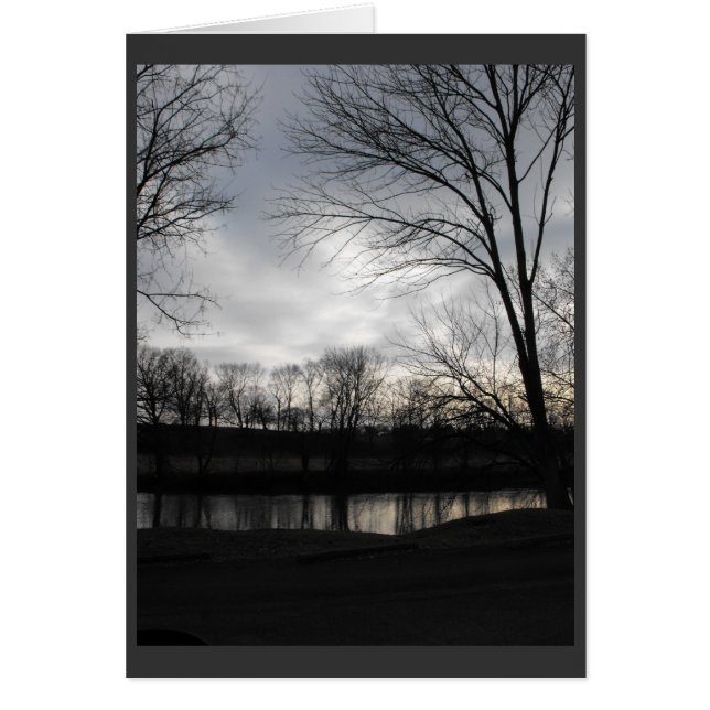 Vinter~ 21 hälsningskort (Framsidan)