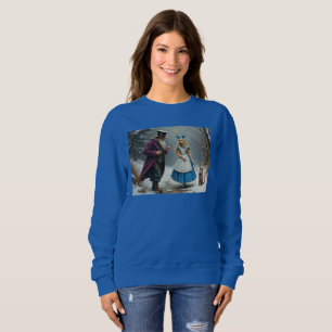 Vinter Alice Women blue sweatshirt T Shirt