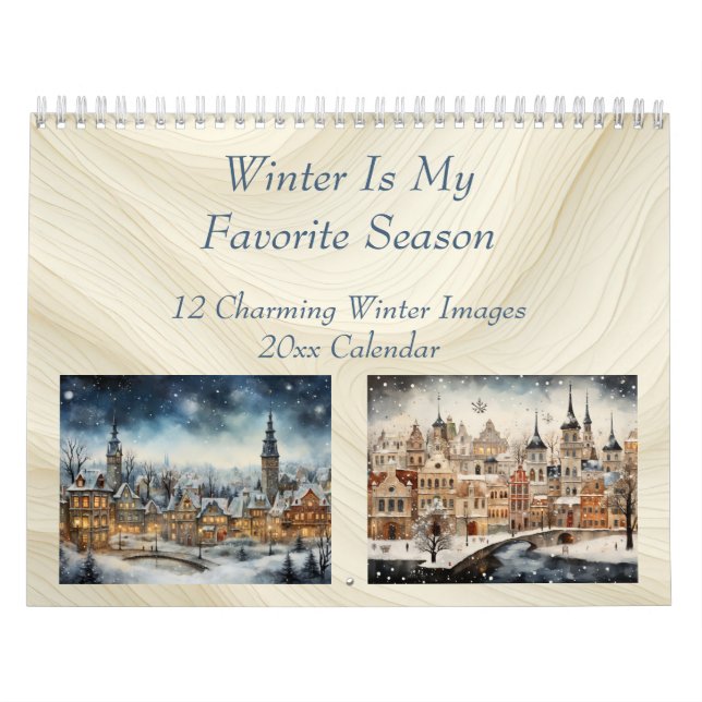 Vinter är min favoritårstid kalender (Omslag)
