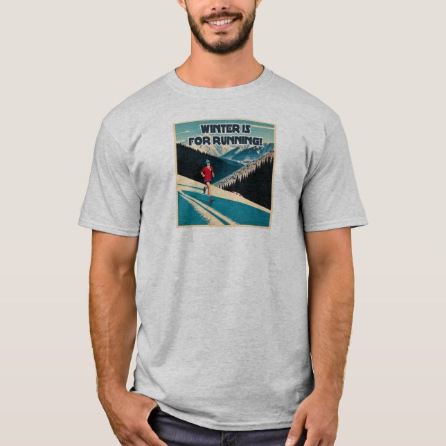 Vinter är till för körning t shirt (Framsida)