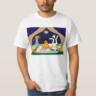 Vinter av diskotält t shirt