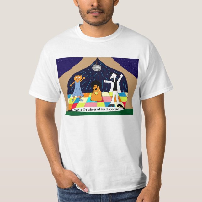 Vinter av diskotält t shirt (Framsida)