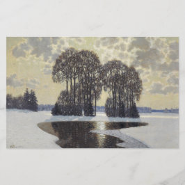 Vinter (av Vilhelms Purvitis) Brevpapper