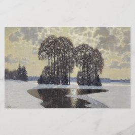 Vinter (av Vilhelms Purvitis) Brevpapper