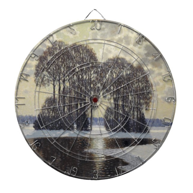 Vinter (av Vilhelms Purvitis) Darttavla (Framsidan)