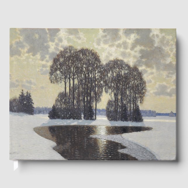 Vinter (av Vilhelms Purvitis) Gästböcker (Framsida)