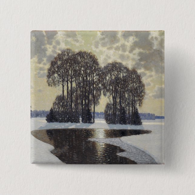 Vinter (av Vilhelms Purvitis) Knapp (Framsida)