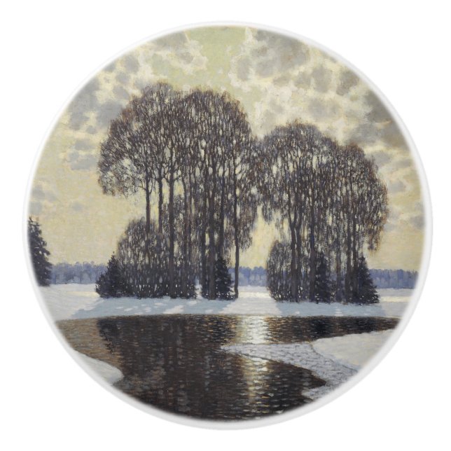 Vinter (av Vilhelms Purvitis) Knopp (Framsidan)