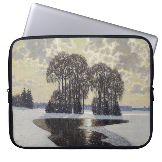 Vinter (av Vilhelms Purvitis) Laptop Fodral (Framsidan)