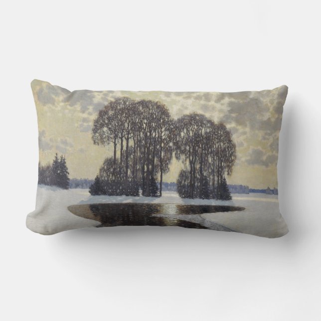 Vinter (av Vilhelms Purvitis) Lumbarkudde (Framsida)