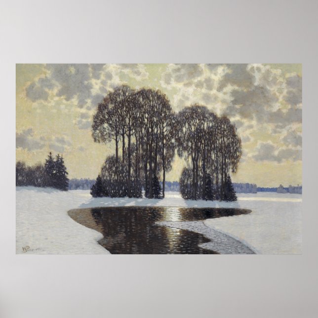 Vinter (av Vilhelms Purvitis) Poster (Framsidan)