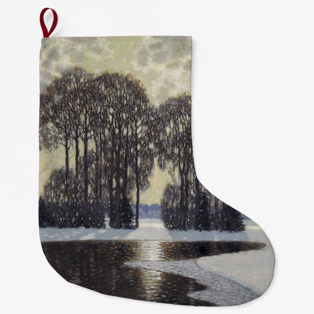 Vinter (av Vilhelms Purvitis) Stor Julstrumpa (Framsidan)