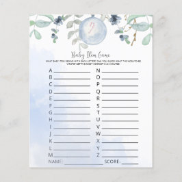 Vinter Baby Artikel Spel. Baby Shower Spel
