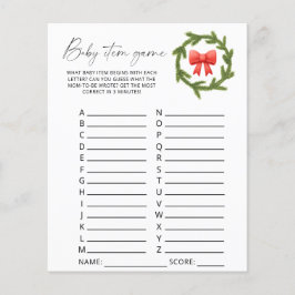 Vinter Baby Artikel Spel. Baby Shower Spel
