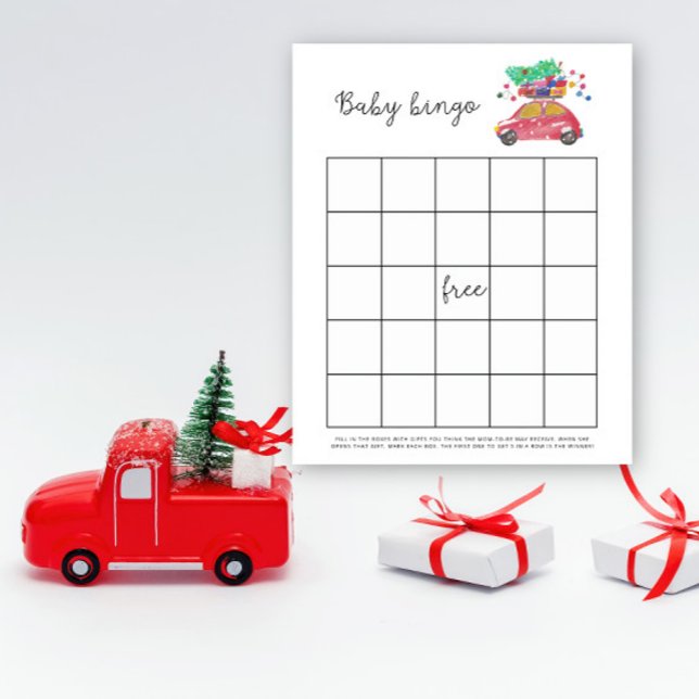 Vinter Baby shower bingo spel (Skapare uppladdad)