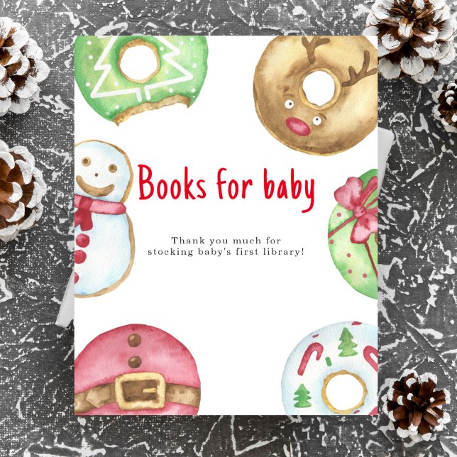 Vinter baby shower Böcker för bebis Poster (Skapare uppladdad)