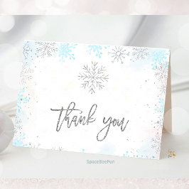 Vinter Baby Shower Det är Kall utanför Tack Kort